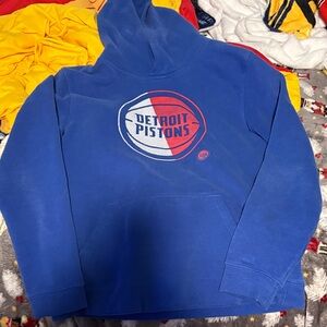 Detroit Pistons Kids Blue Hoodie